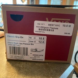 Vans off the wall, Size 10.5 Men Slip On